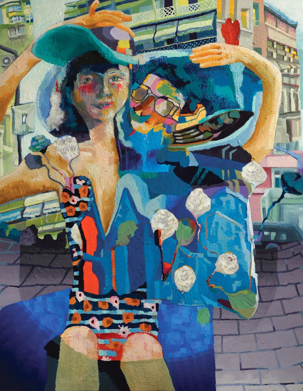 Oil painting: Ece Kalabak 2012 116 X 89 Tereyağlılar(2)